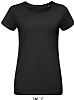 Camiseta Mujer Martin Serigrafia Digital Sols - Color Negro Profundo
